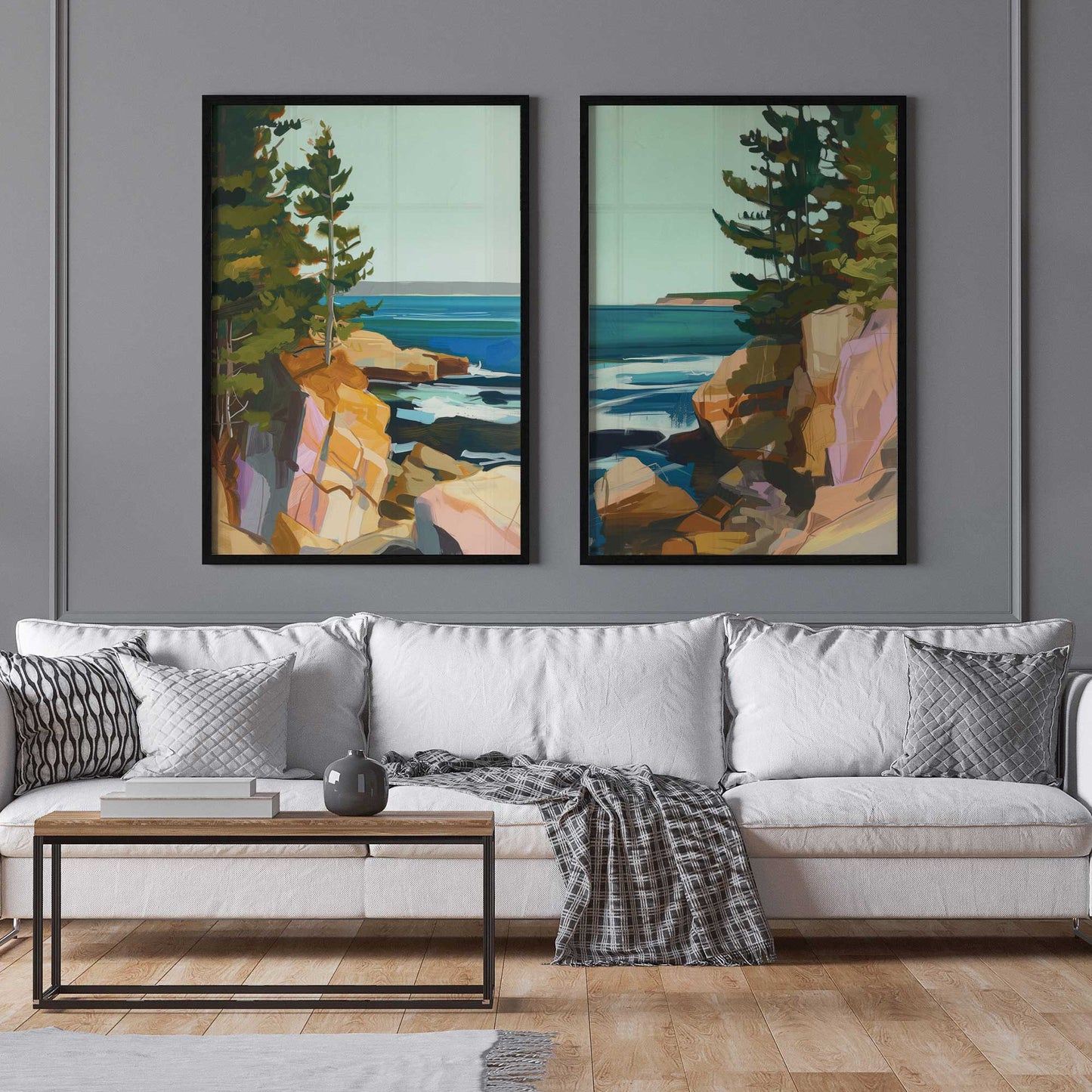 Seacliff Whispers Set of 2 Print on Archival Matte Paper