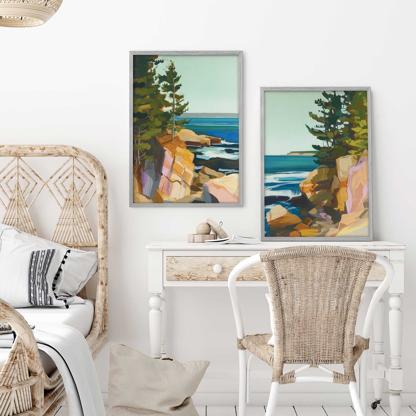 Seacliff Whispers Set of 2 Print on Archival Matte Paper