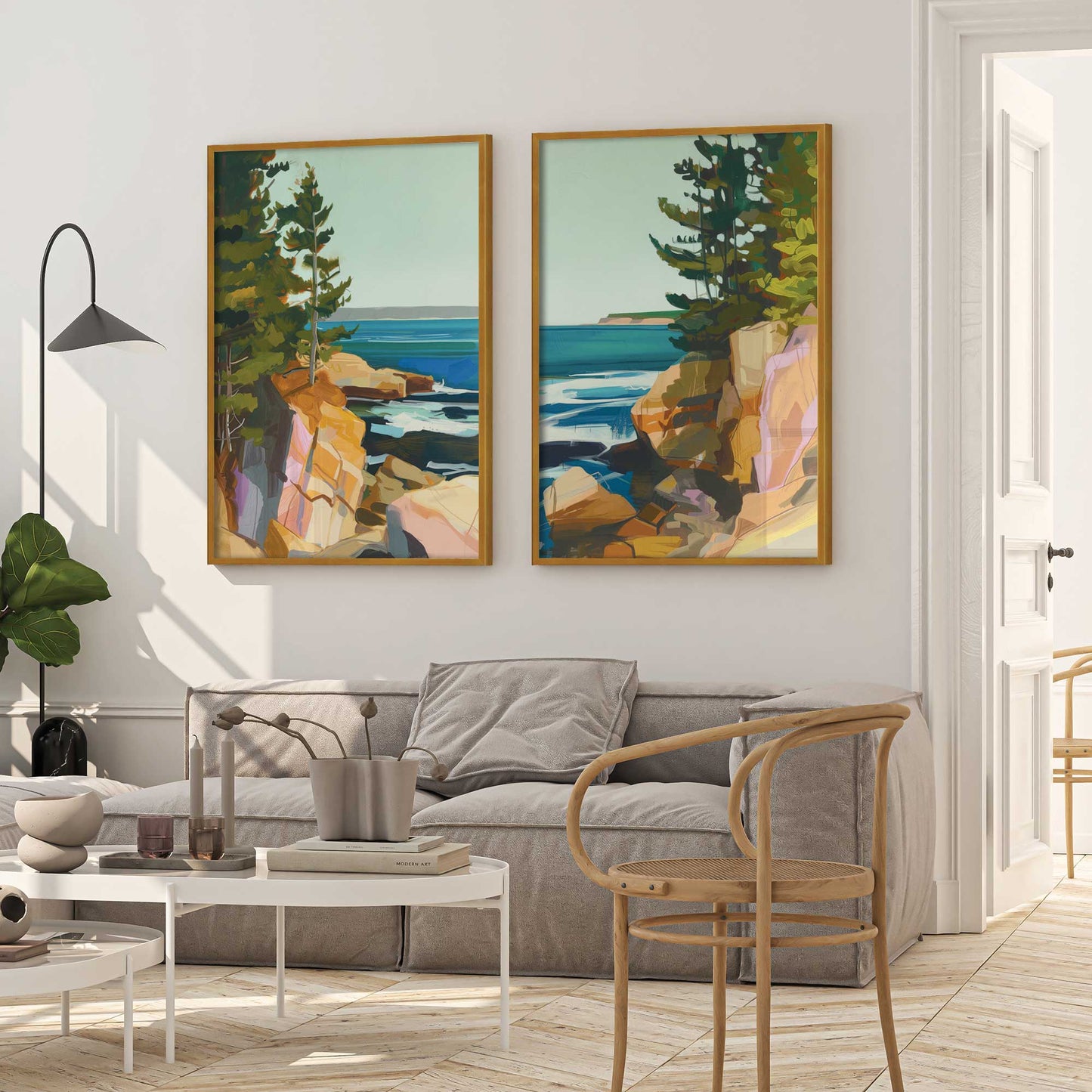 Seacliff Whispers Set of 2 Print on Archival Matte Paper