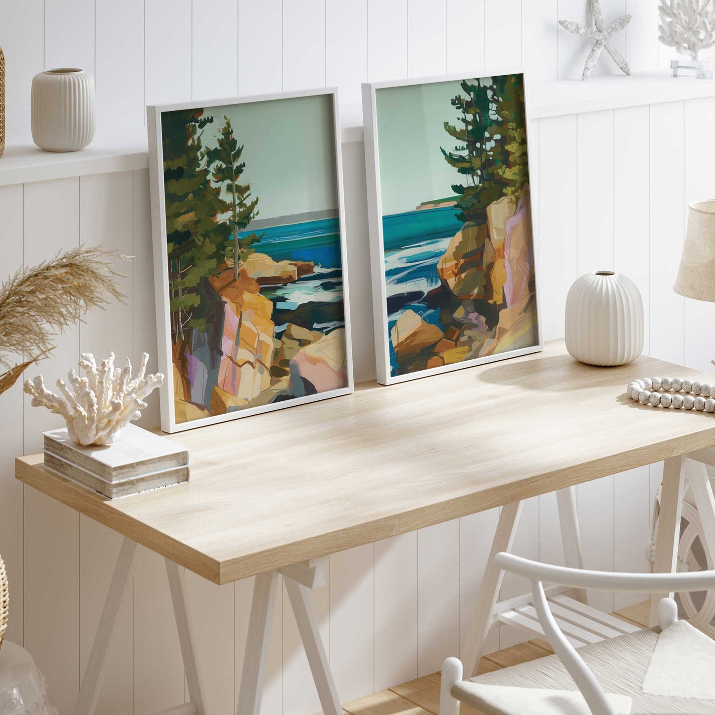 Seacliff Whispers Set of 2 Print on Archival Matte Paper