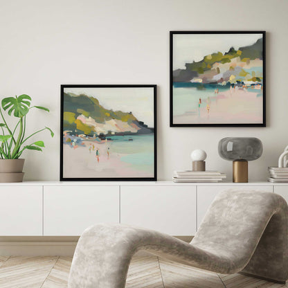 Sandy Spectrum, Set of 2 Print on Canvas