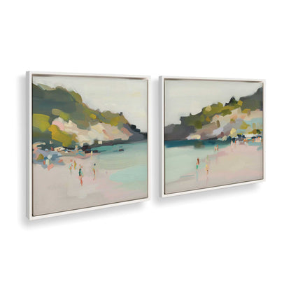 [Color:Opaque White], Picture of art in a White frame at an angle