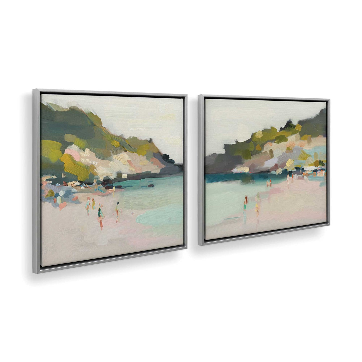 [Color:Polished Chrome], Picture of art in a Polished Chrome frame at an angle