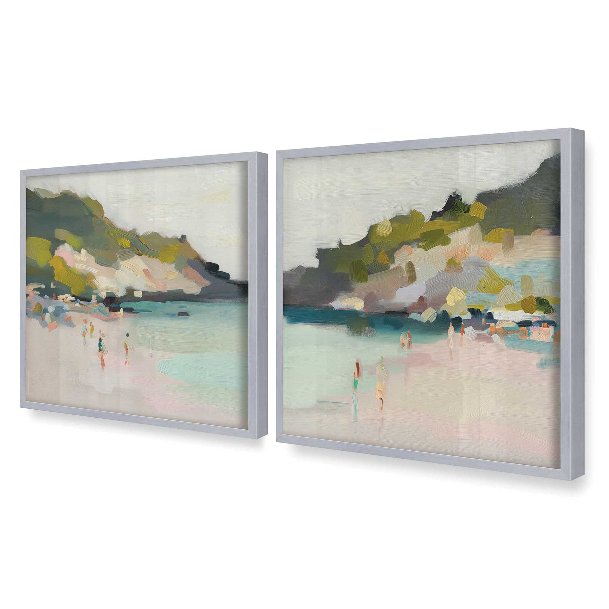 [Color:Polished Chrome], Picture of art in a Polished Chrome frame at an angle