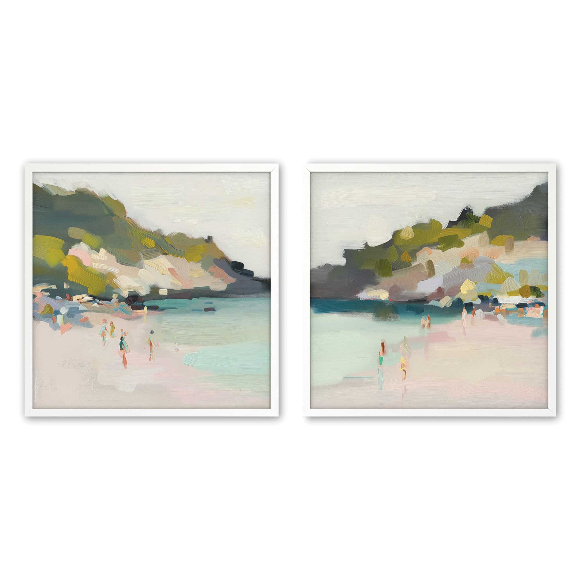 [Color:Opaque White], Picture of art in a Opaque White frame