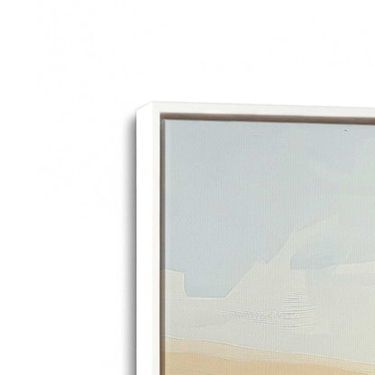 [Color:Opaque White], Picture of art in a White frame at an angle