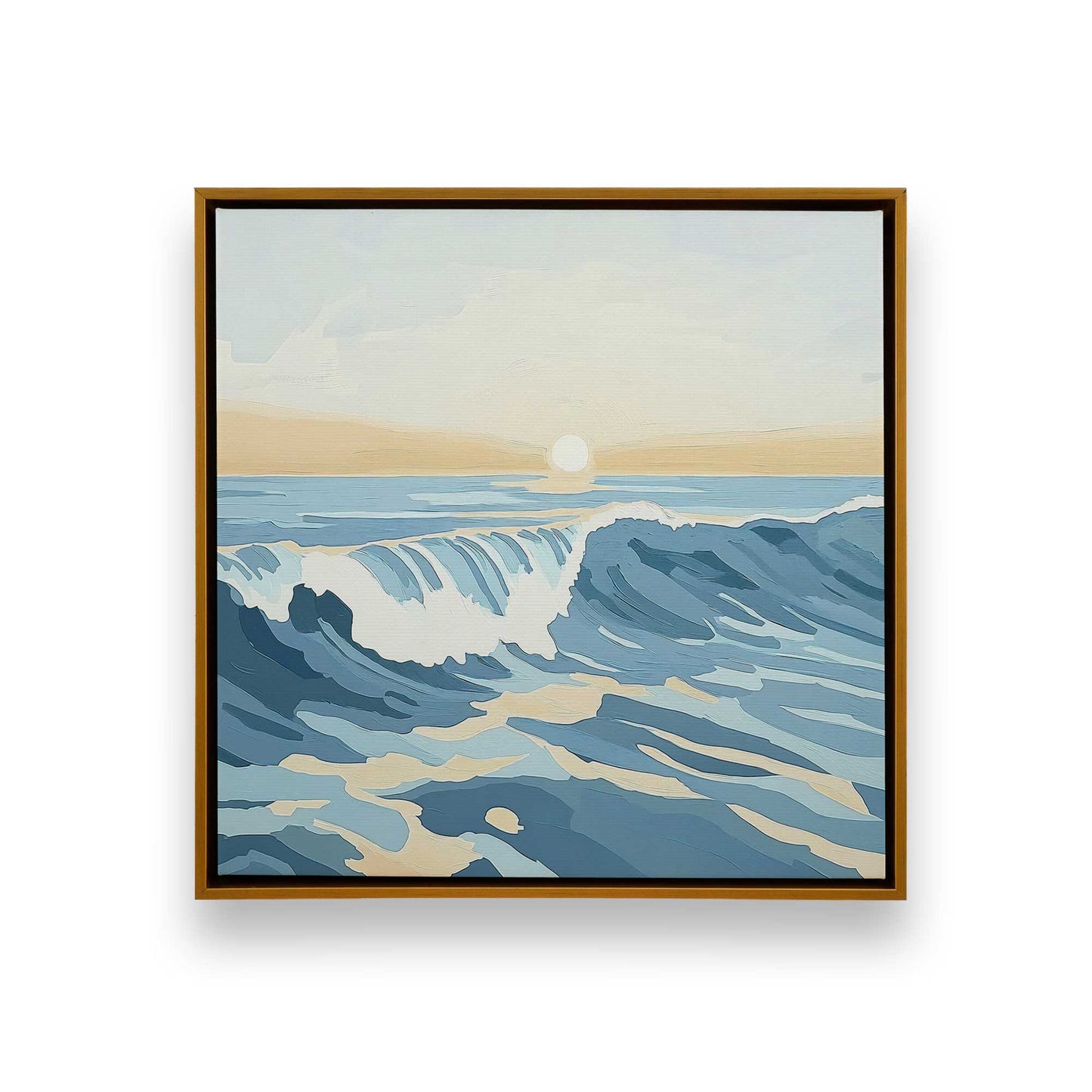 [Color:Polished Gold], Picture of art in a Polished Gold frame