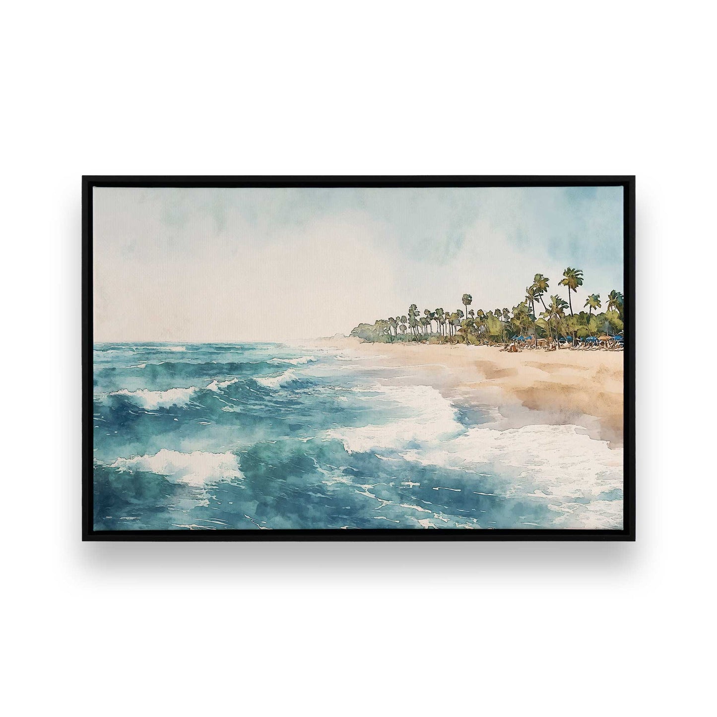 [Color:Satin Black], Picture of art in a Satin Black frame