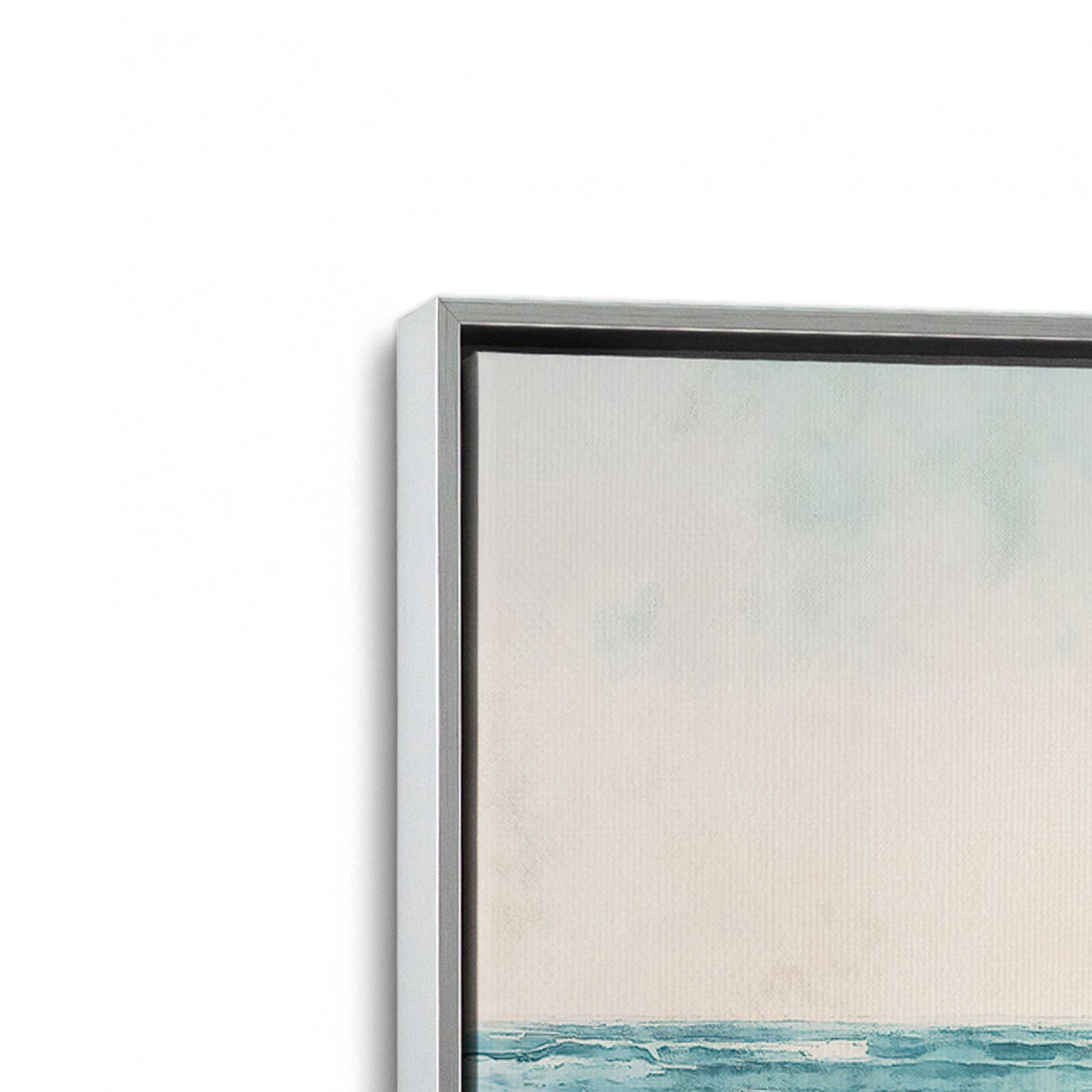 [Color:Polished Chrome], Picture of art in a Polished Chrome frame at an angle