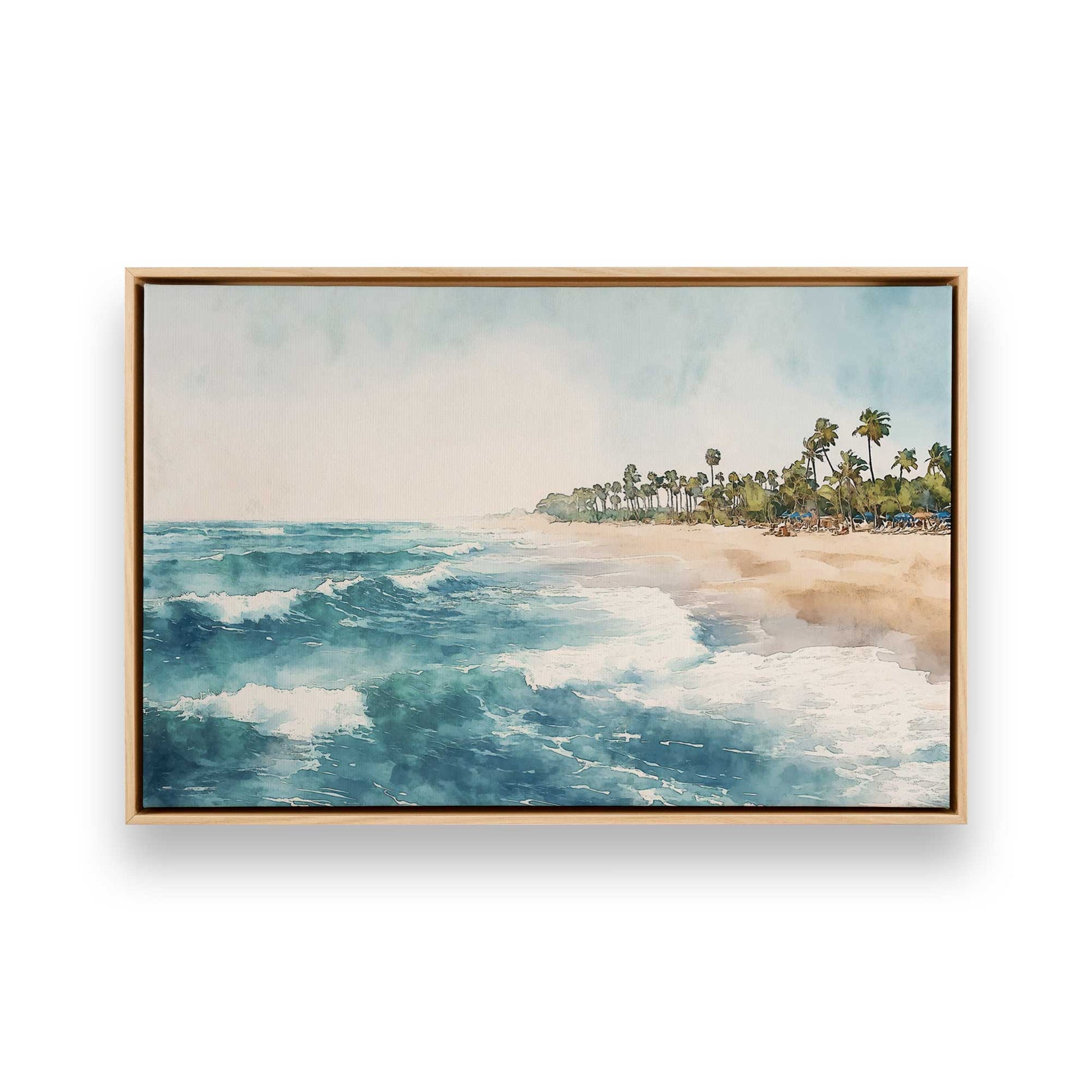 [Color:American Maple], Picture of art in a American Maple frame