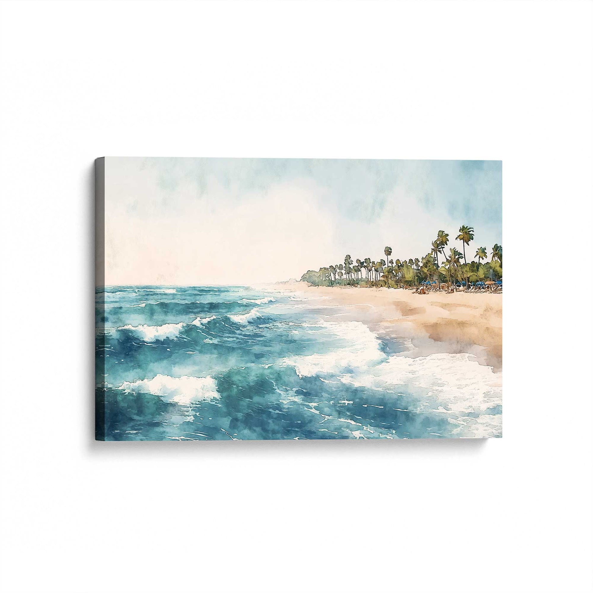 [Color:Stretched Canvas], Picture of art at an angle