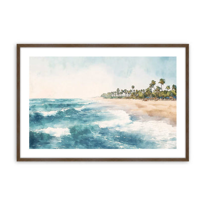 [Color:Walnut], Picture of art in a Walnut frame
