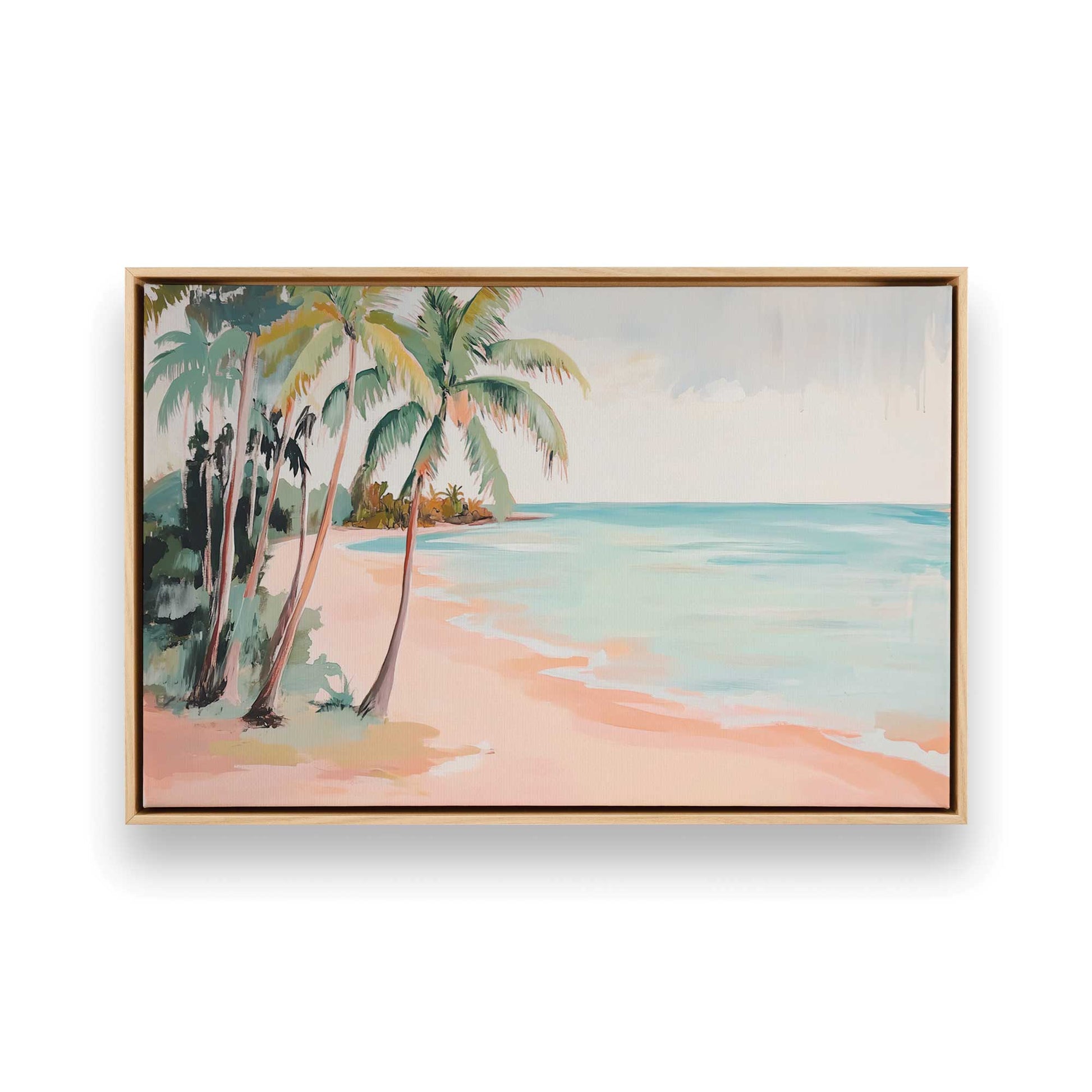 [Color:American Maple], Picture of art in a American Maple frame