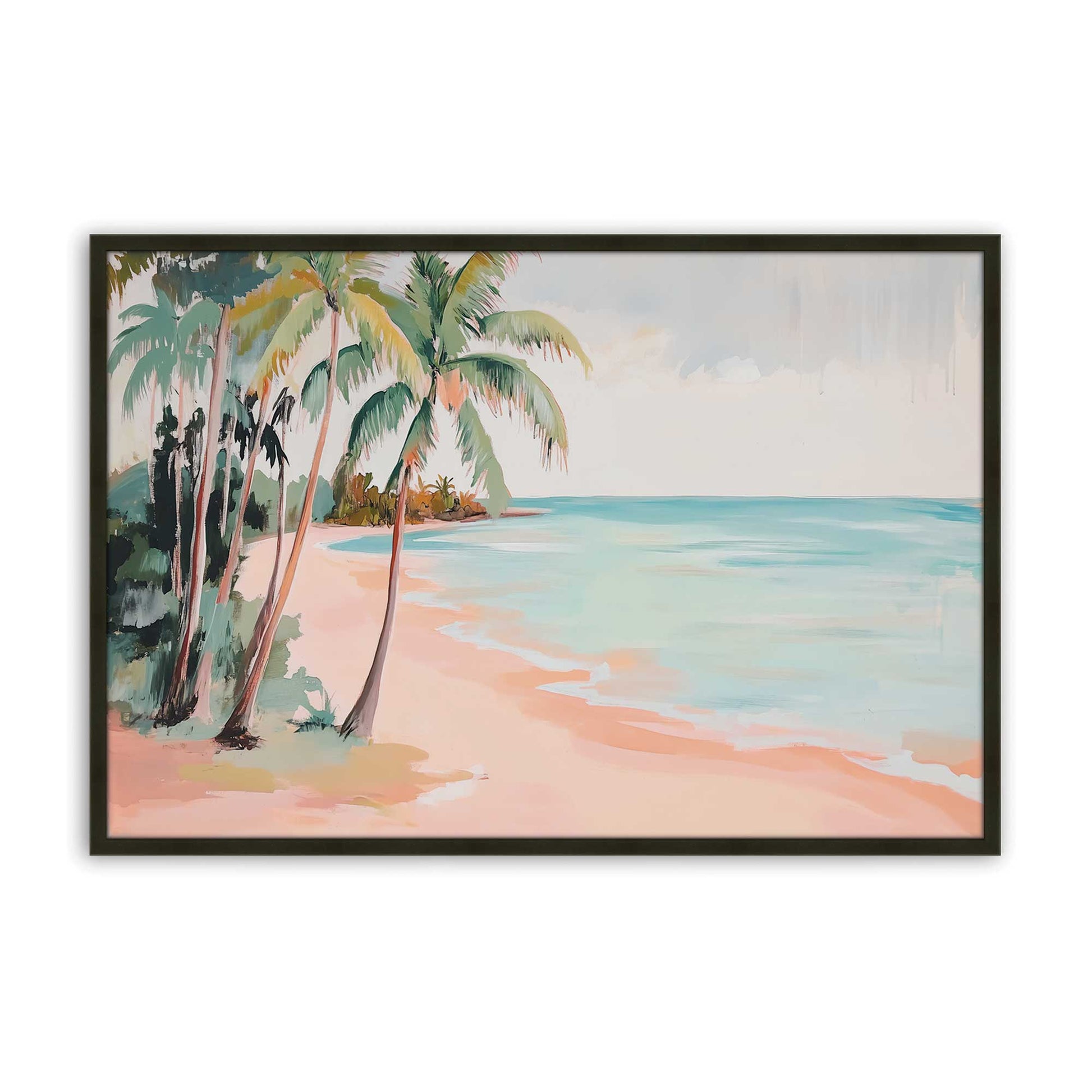[Color:Satin Black], Picture of art in a Satin Black frame