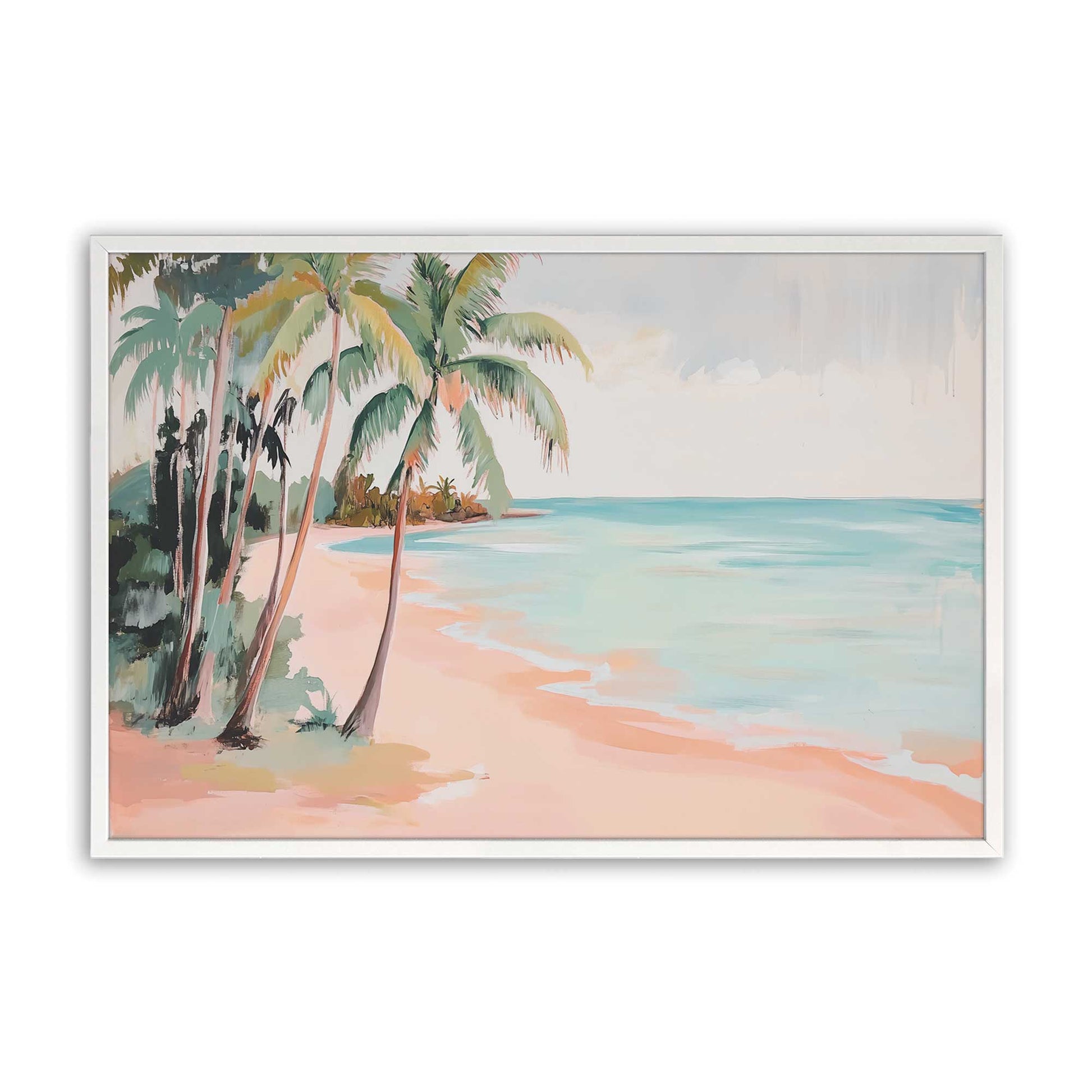 [Color:Opaque White], Picture of art in a Opaque White frame