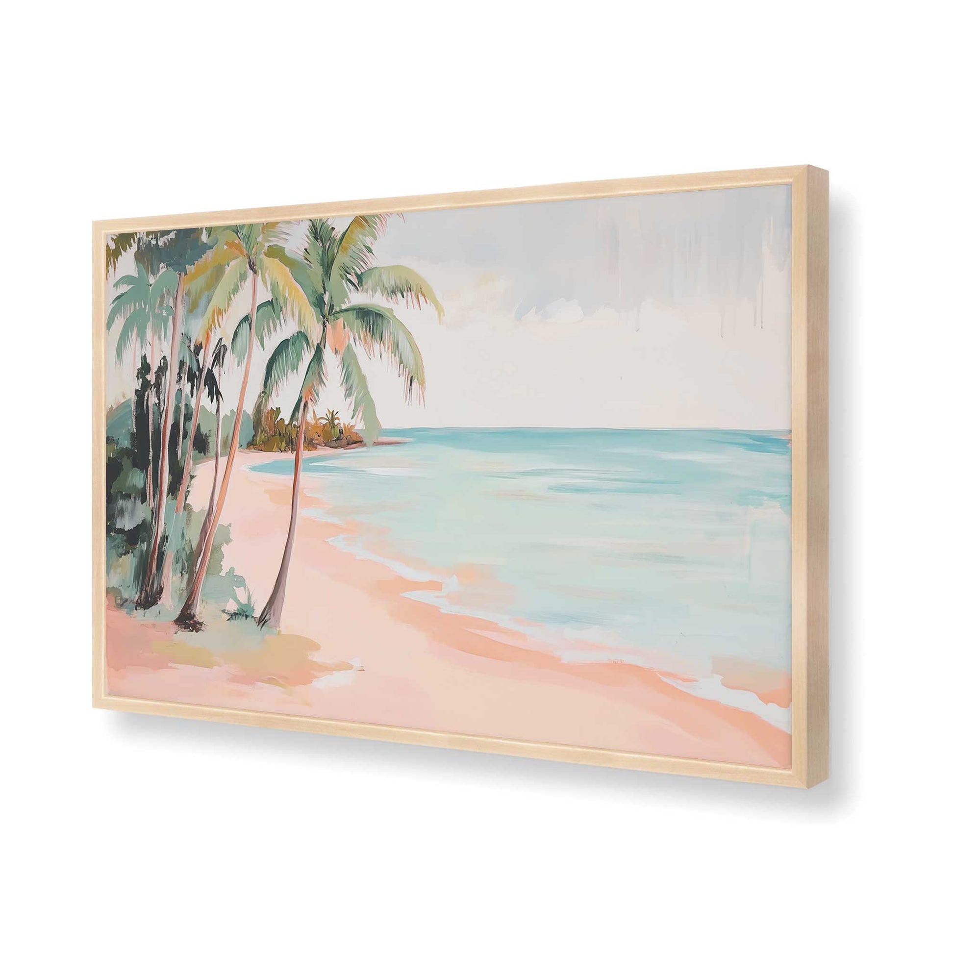 [Color:Raw Maple], Picture of art in a Raw Maple frame of the corner