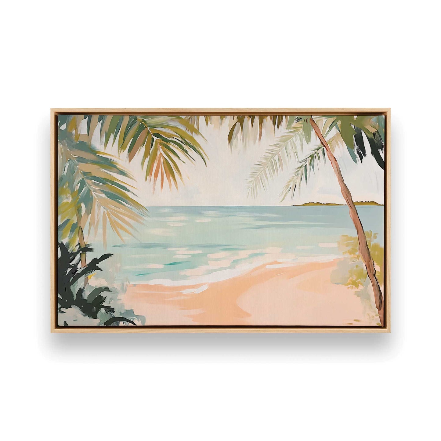 [Color:American Maple], Picture of art in a American Maple frame