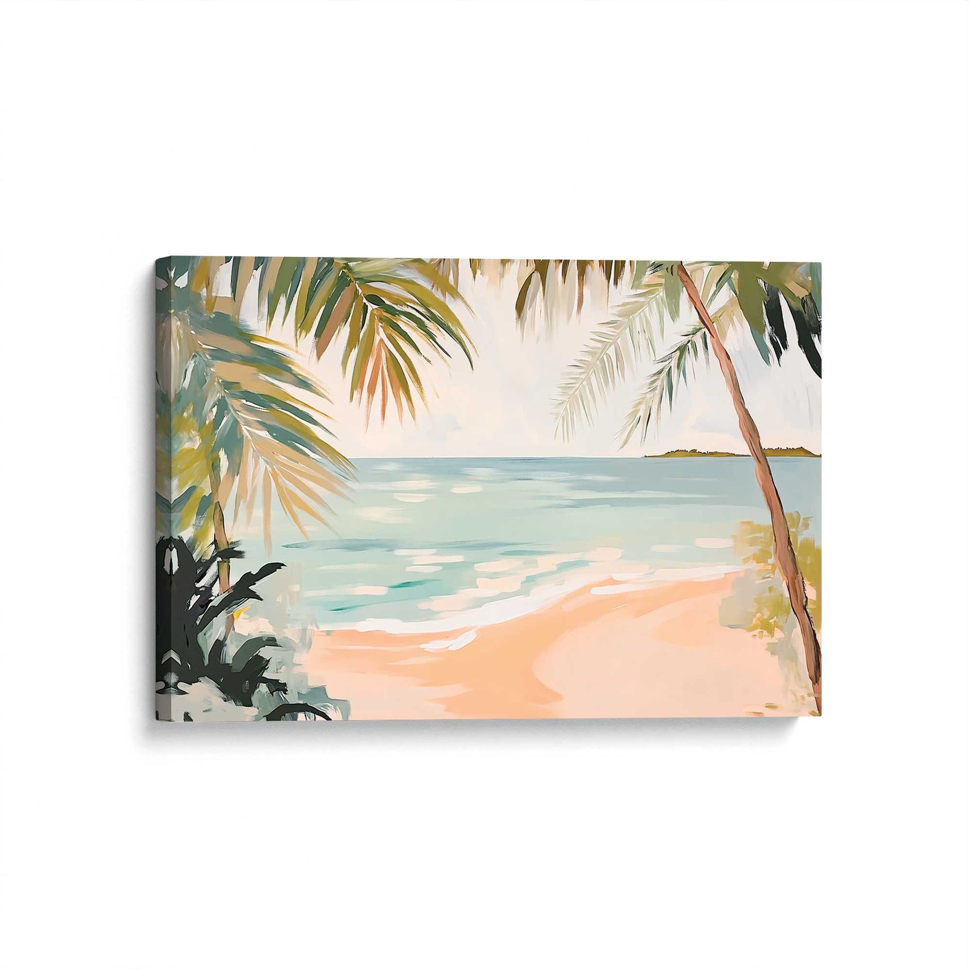 [Color:Stretched Canvas], Picture of art at an angle
