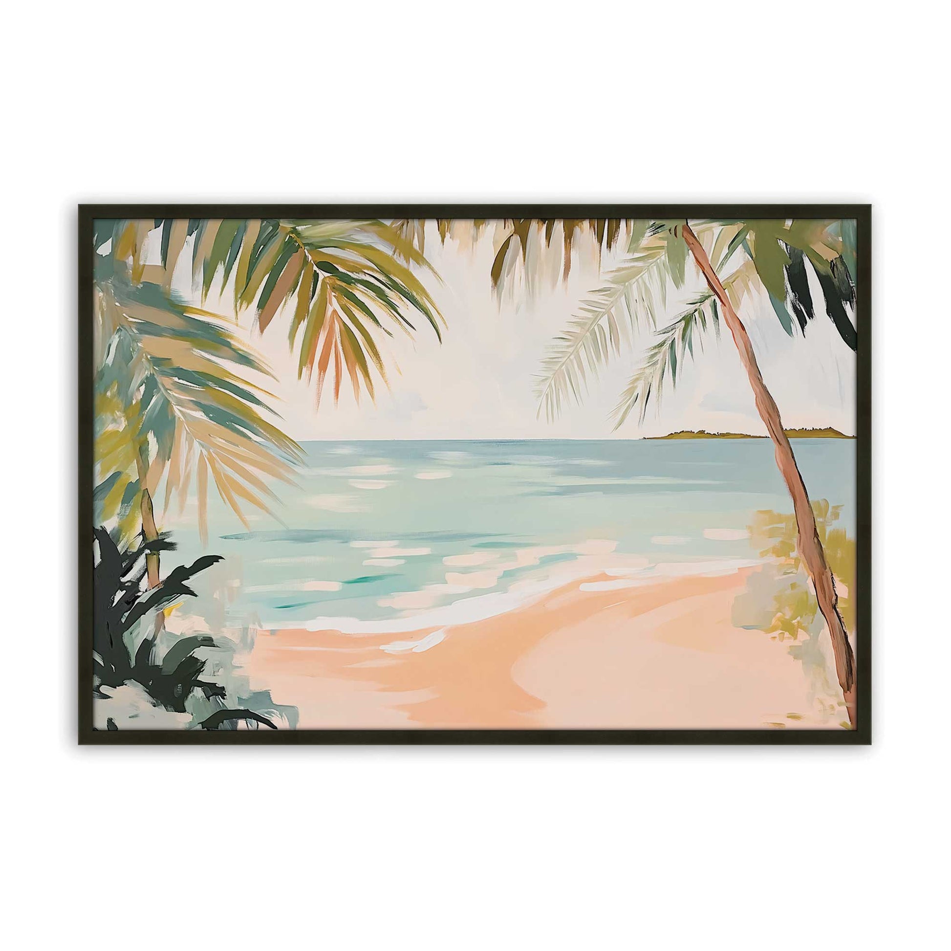 [Color:Satin Black], Picture of art in a Satin Black frame