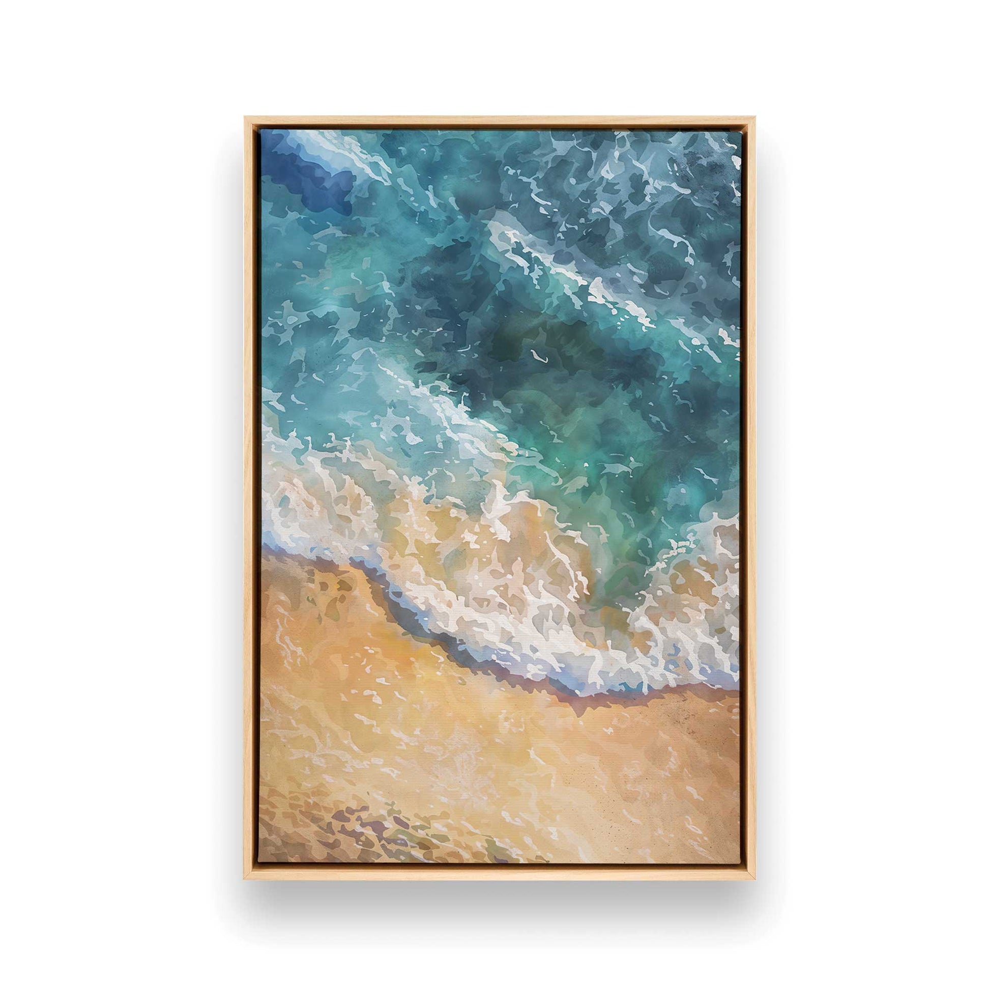 [Color:American Maple], Picture of art in a American Maple frame