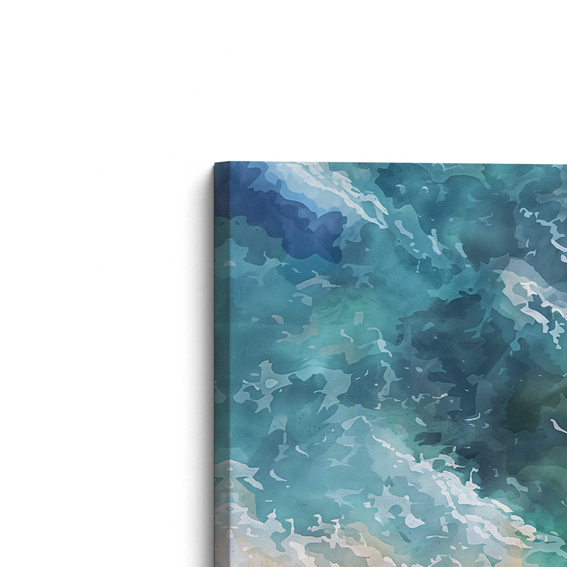 [Color:Stretched Canvas], Picture of the corner of the art