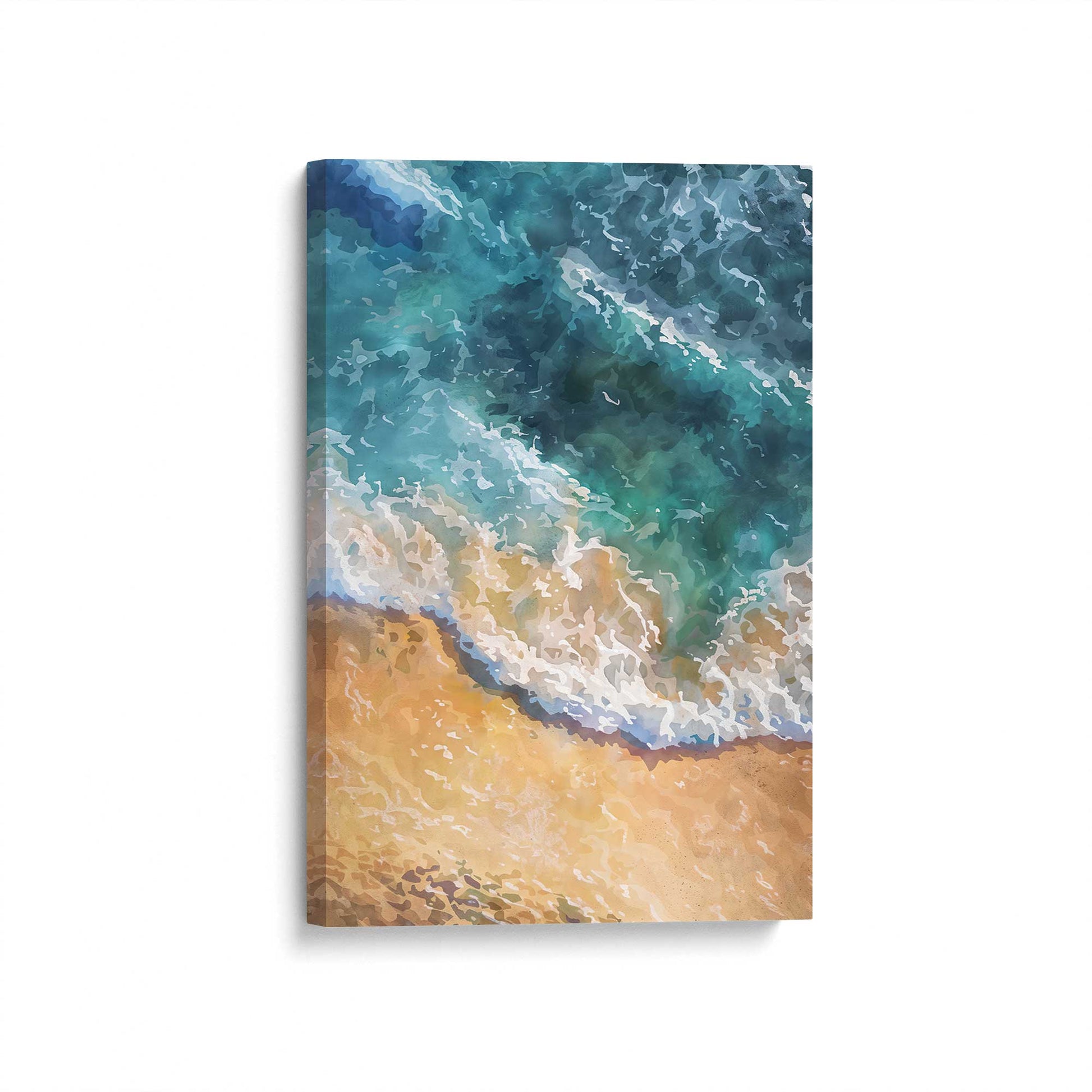 [Color:Stretched Canvas], Picture of art at an angle