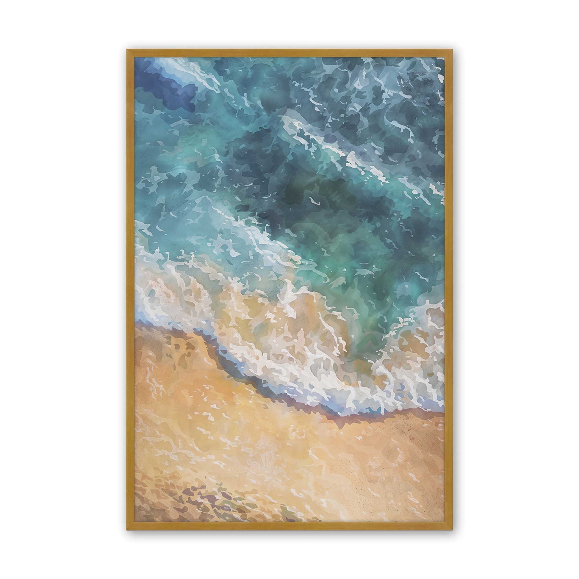 [Color:Polished Gold], Picture of art in a Polished Gold frame