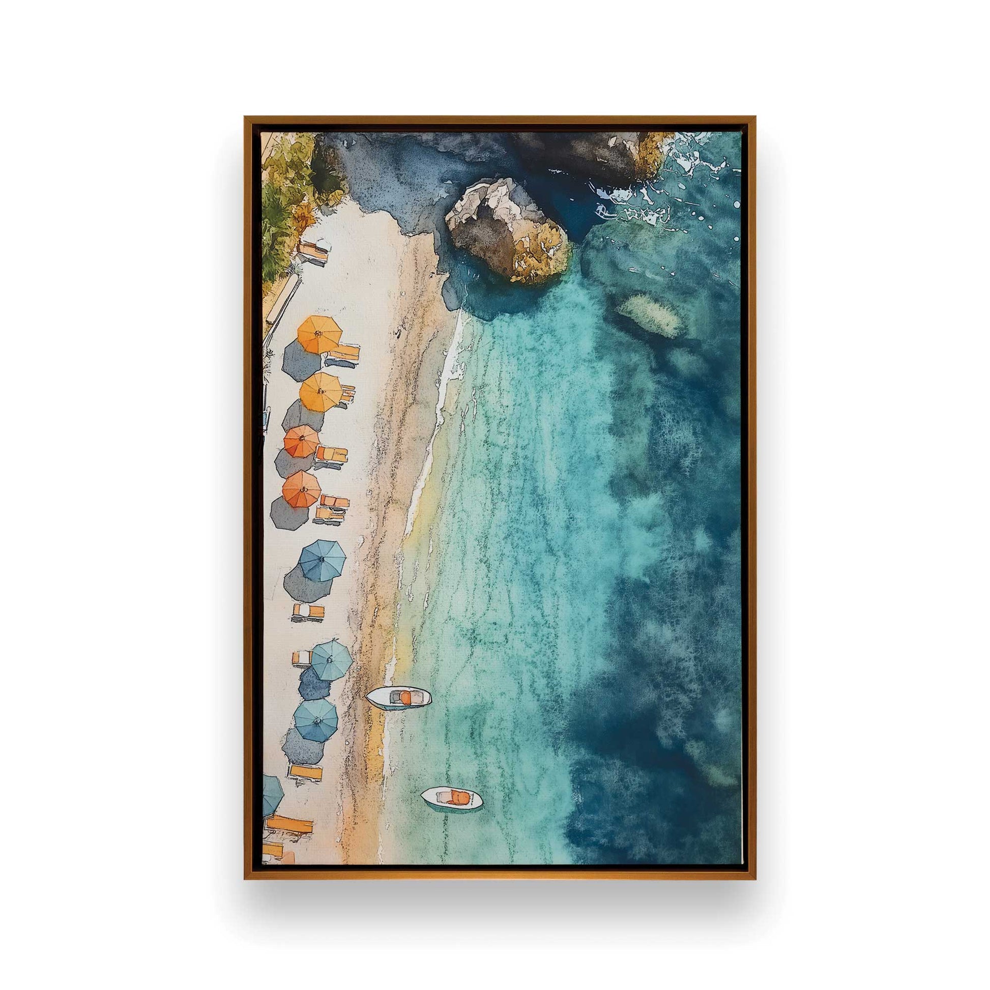 [Color:Polished Gold], Picture of art in a Polished Gold frame