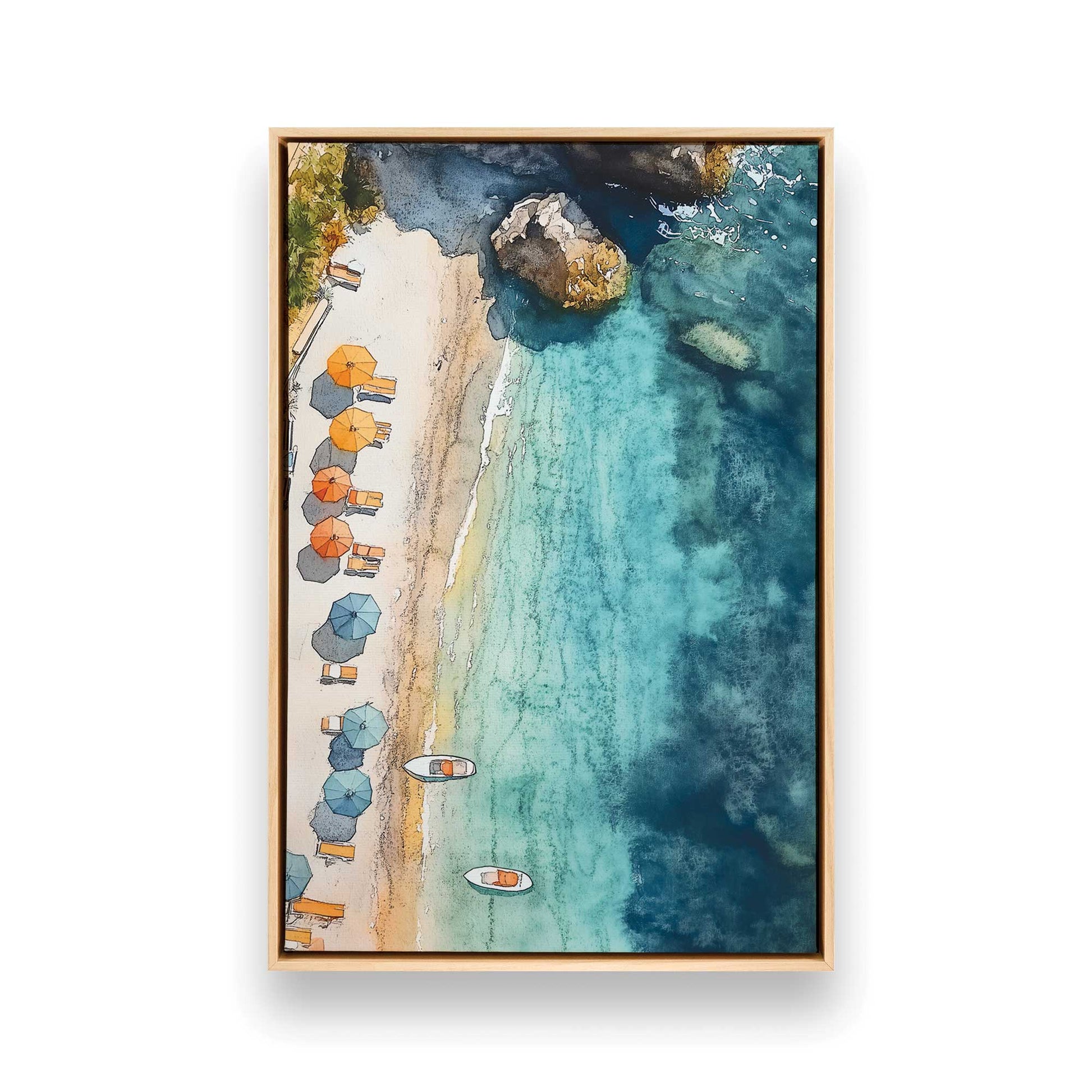 [Color:American Maple], Picture of art in a American Maple frame