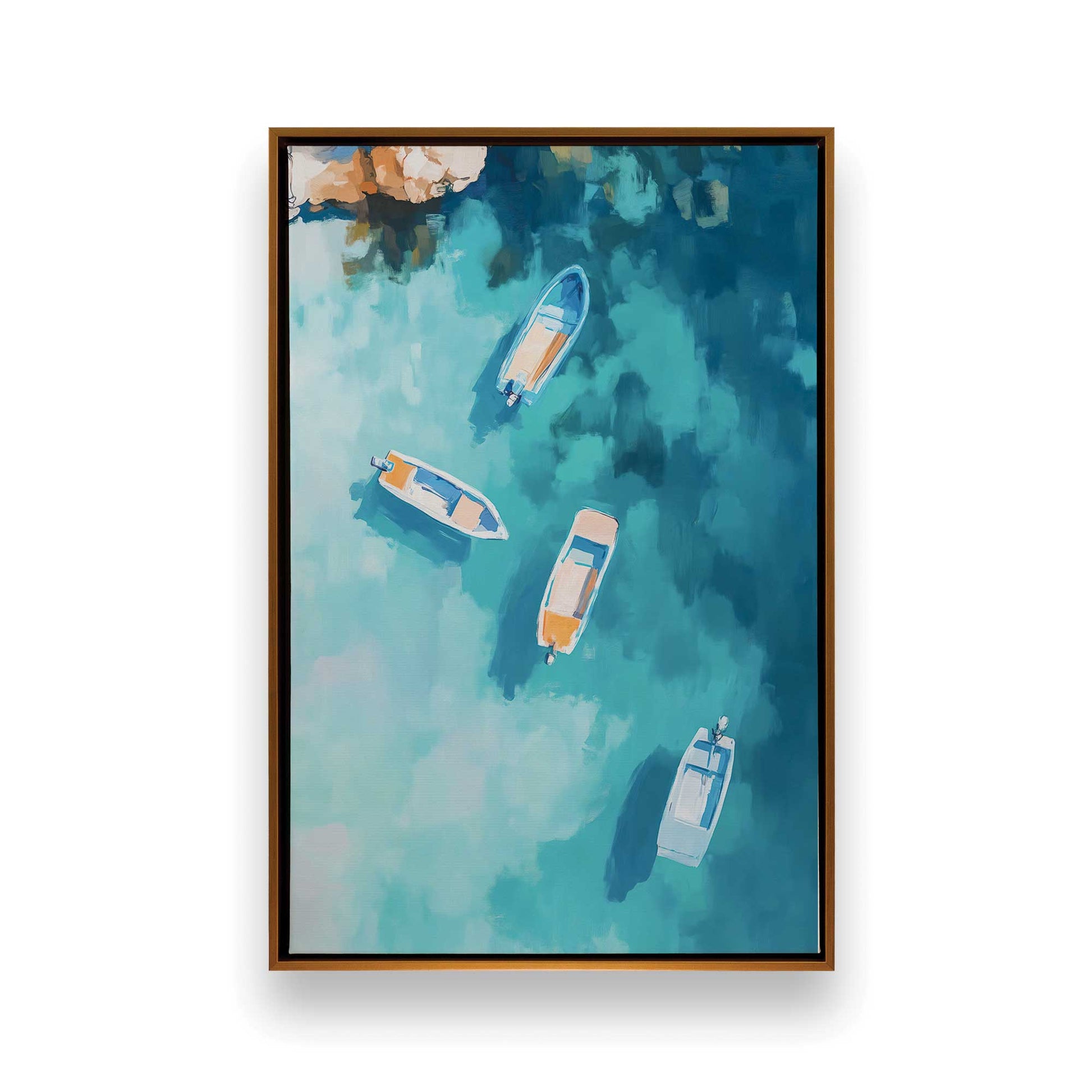 [Color:Polished Gold], Picture of art in a Polished Gold frame