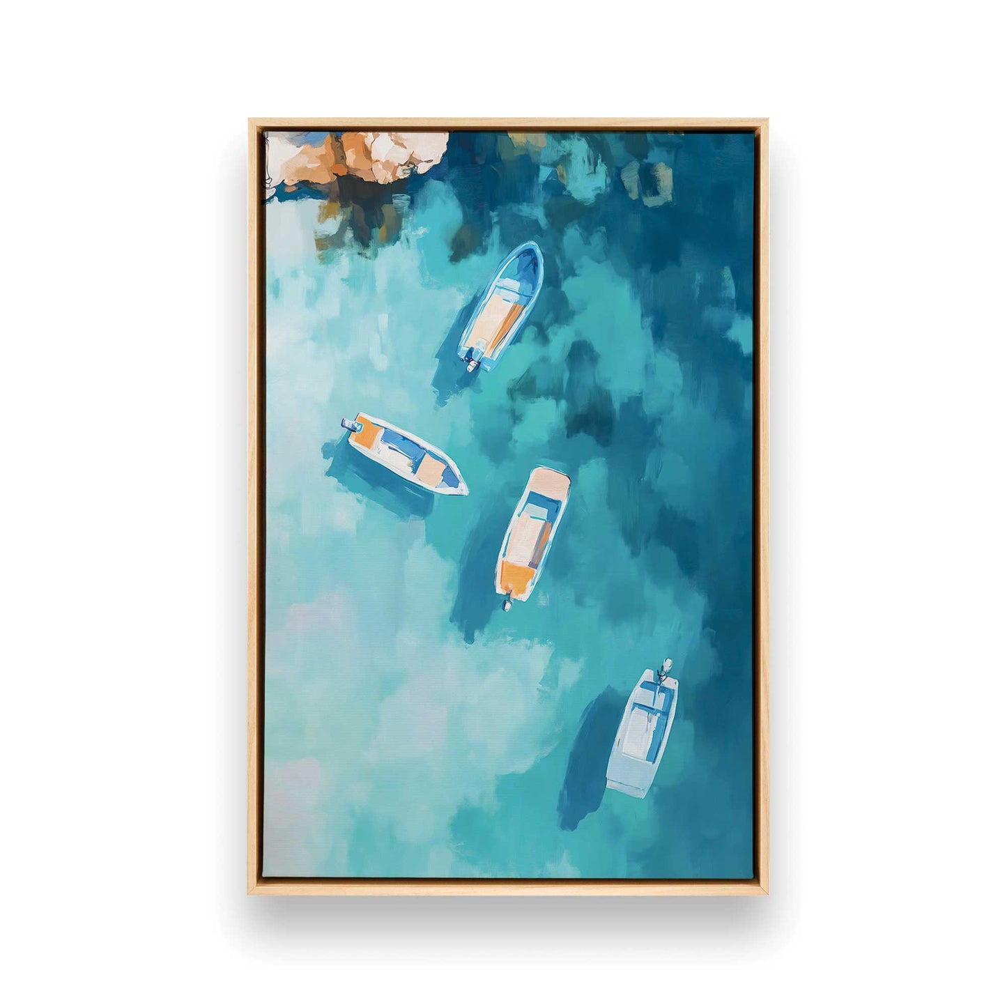 [Color:American Maple], Picture of art in a American Maple frame