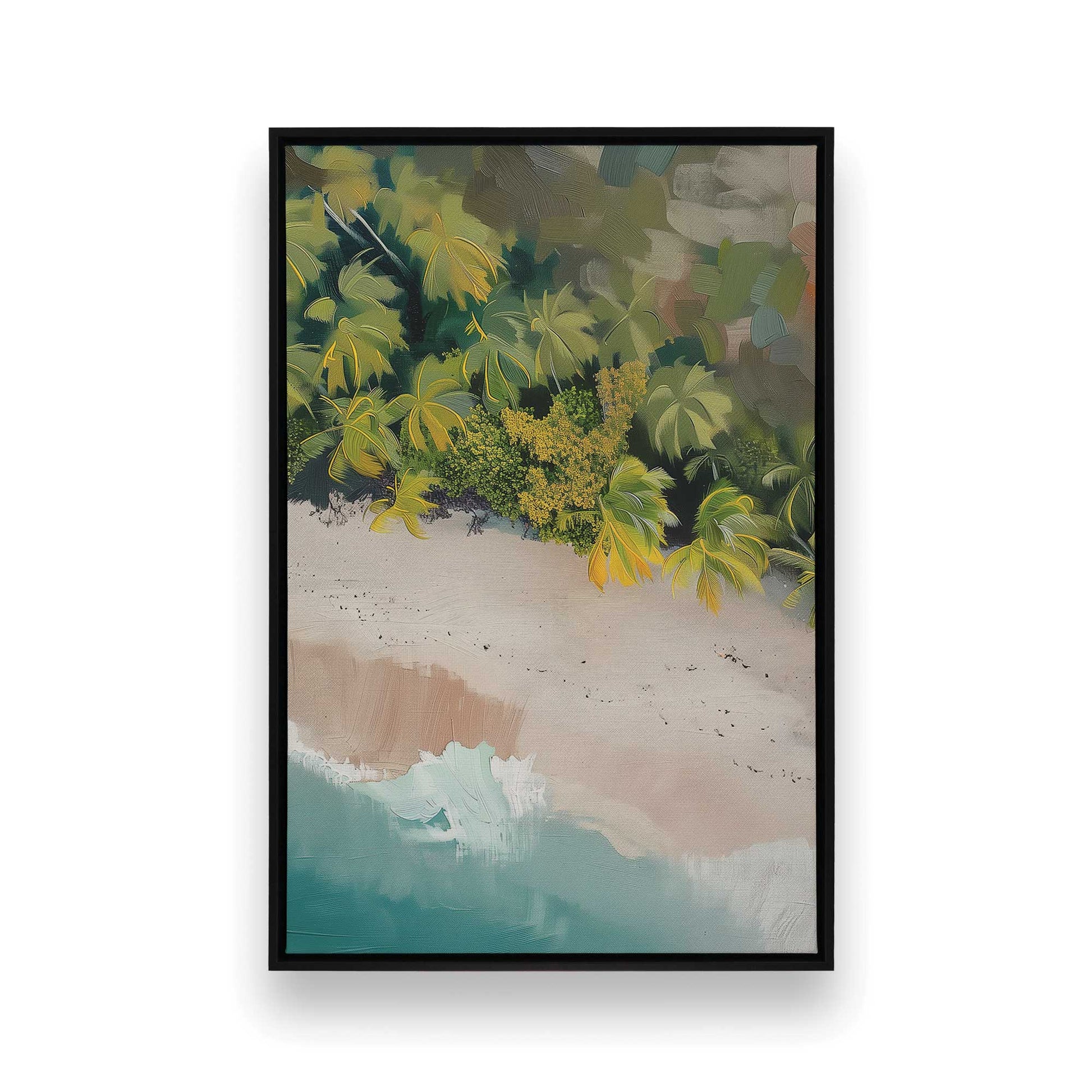 [Color:Satin Black], Picture of art in a Satin Black frame