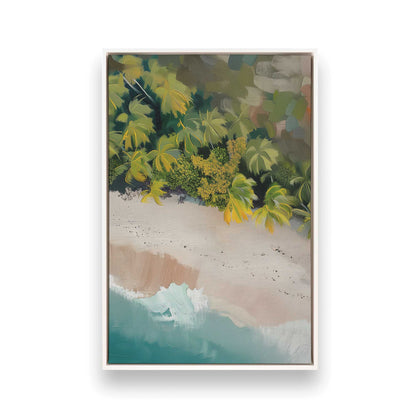 [Color:Opaque White], Picture of art in a White frame
