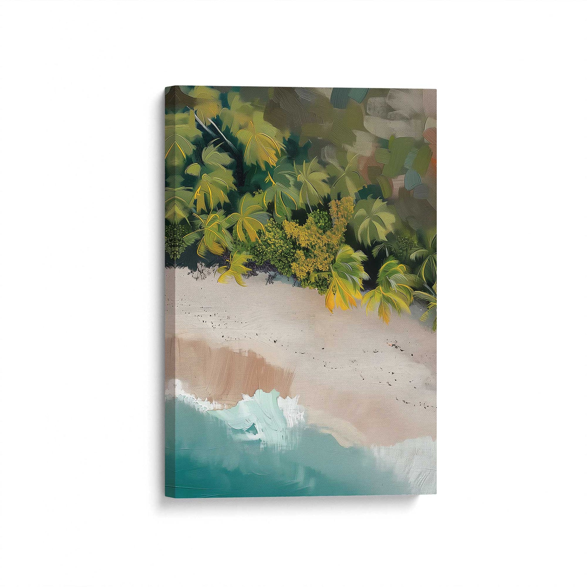 [Color:Stretched Canvas], Picture of art at an angle