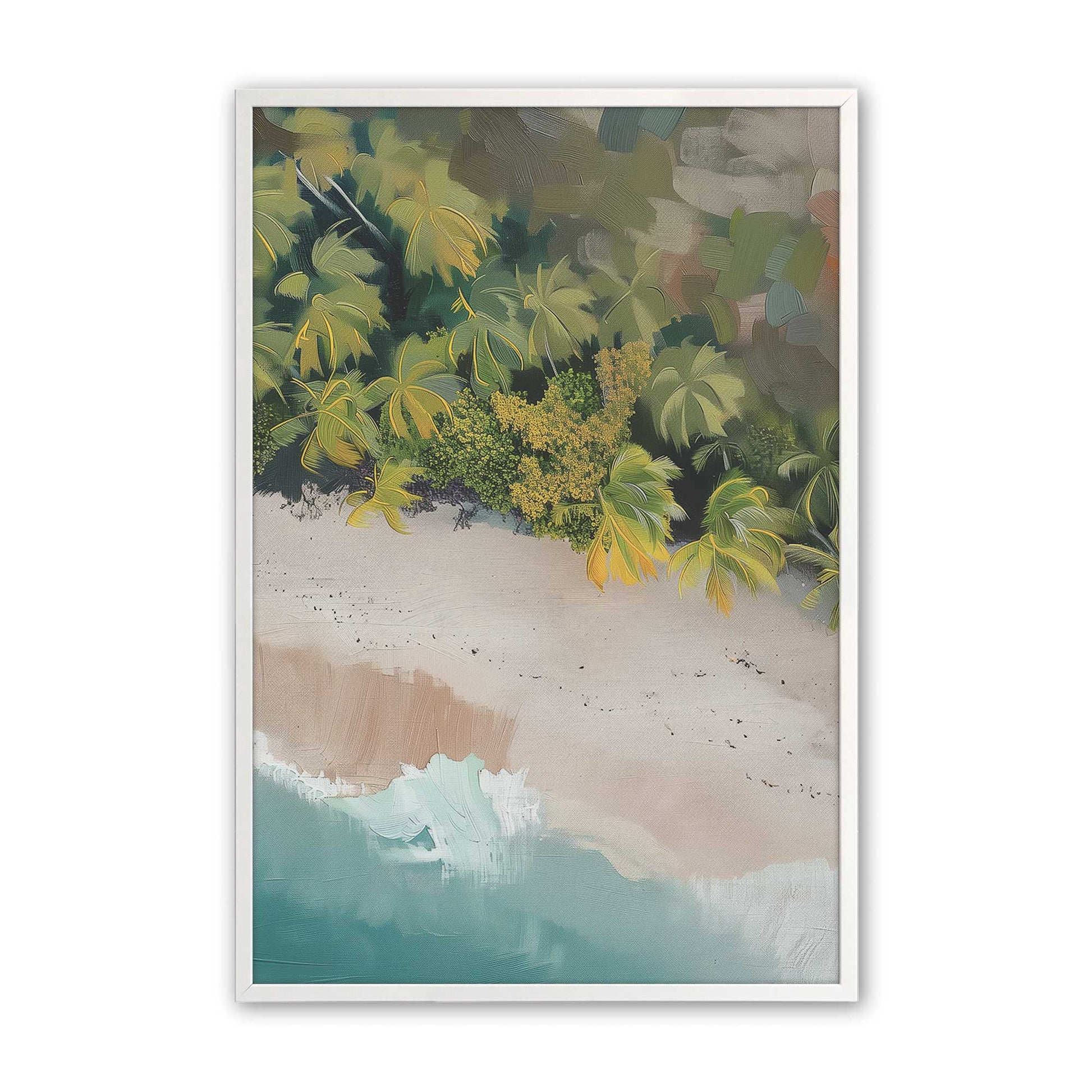 [Color:Opaque White], Picture of art in a Opaque White frame