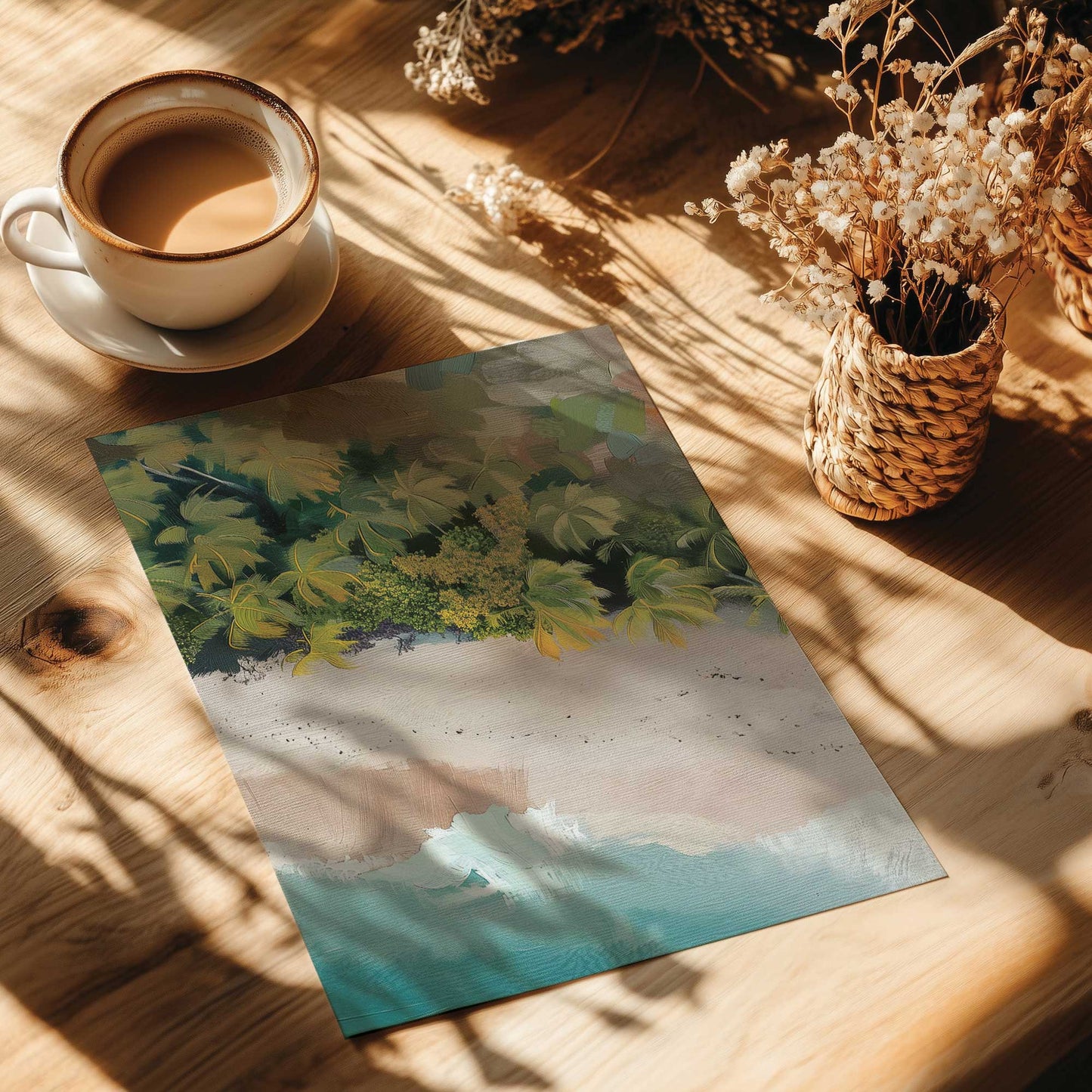 Tide Beneath the Palms Print