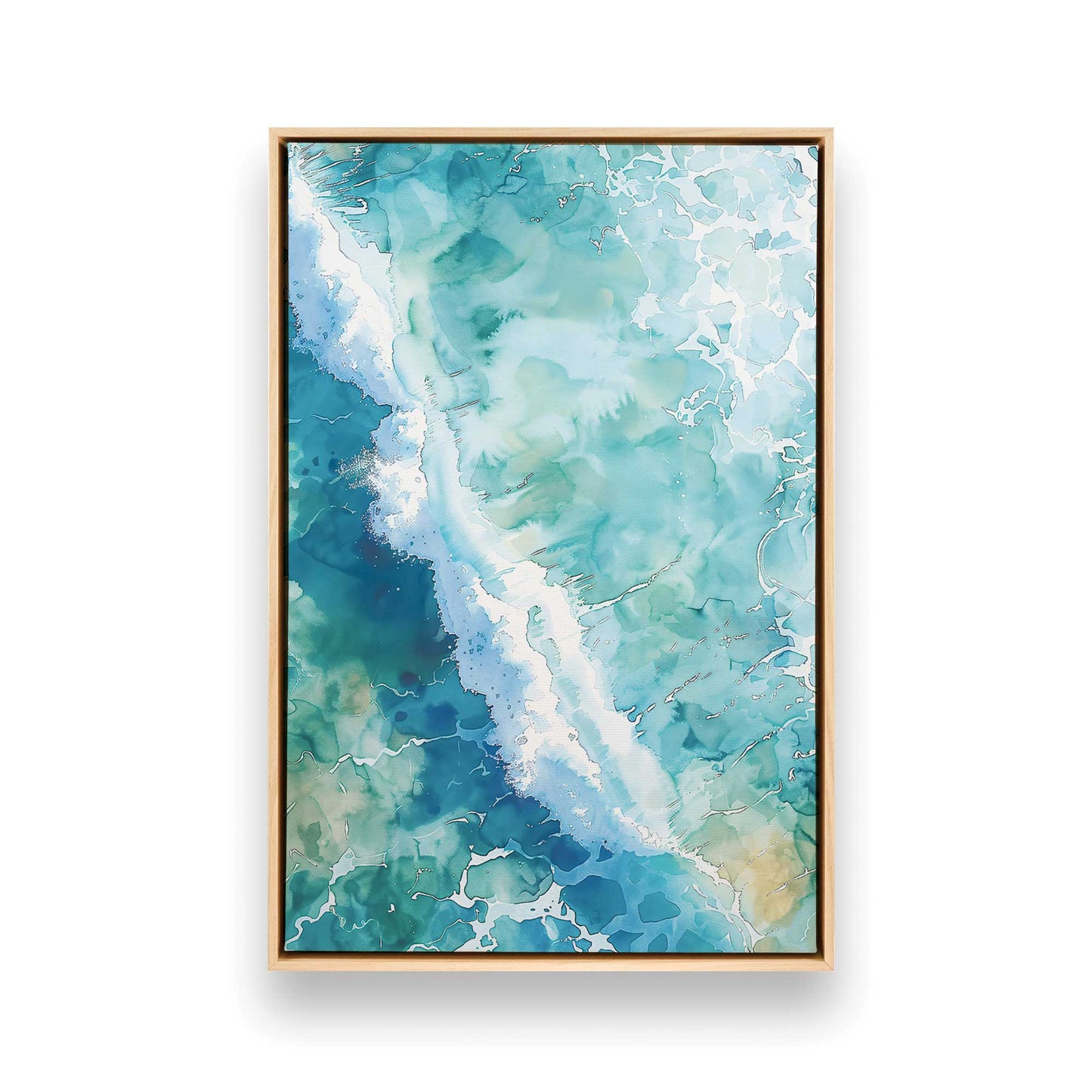 [Color:American Maple], Picture of art in a American Maple frame