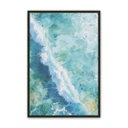 [Color:Satin Black], Picture of art in a Satin Black frame
