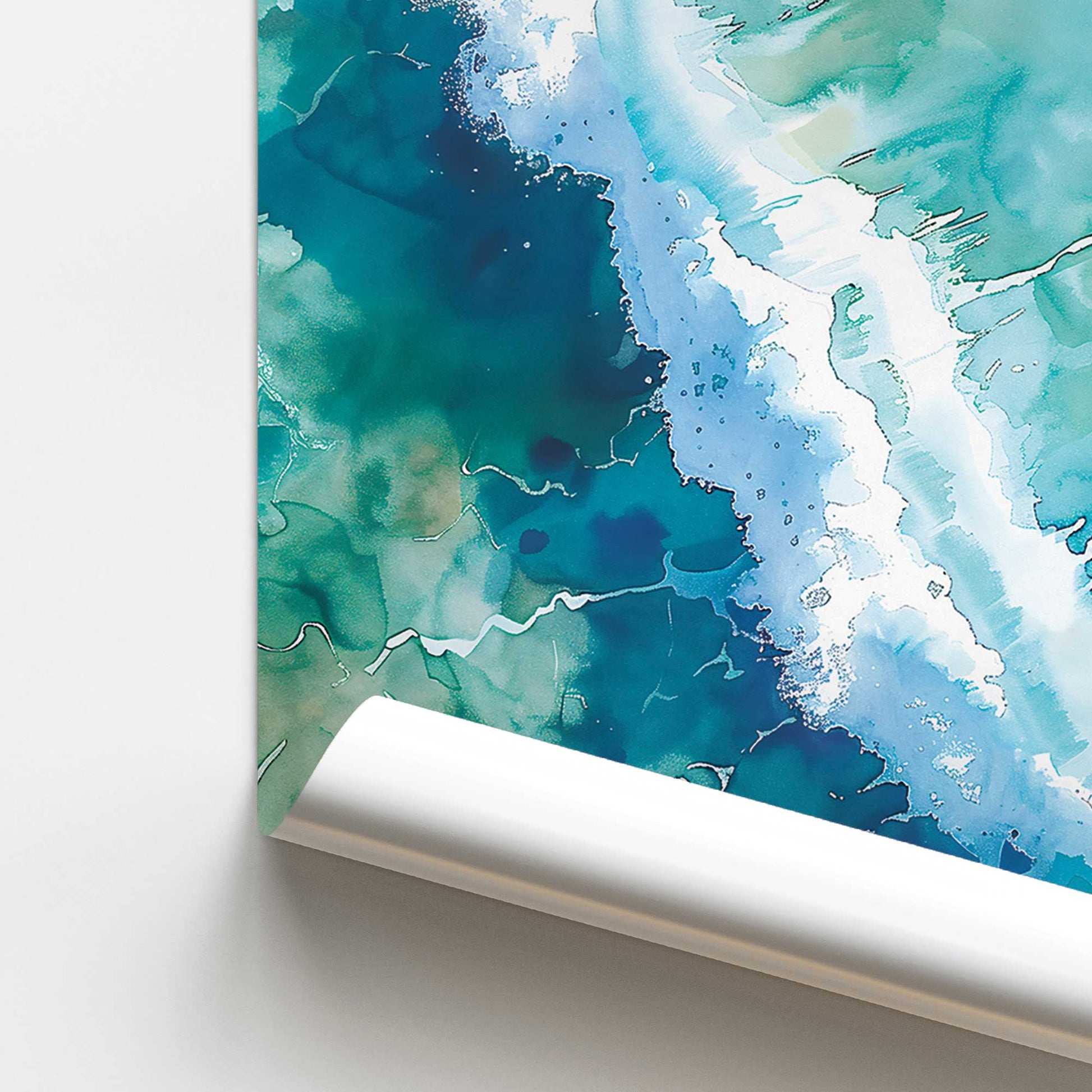 [Color:Rolled Print], Picture of close up of art