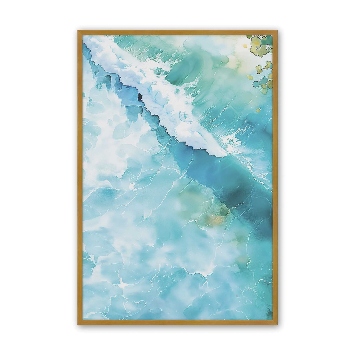 [Color:Polished Gold], Picture of art in a Polished Gold frame