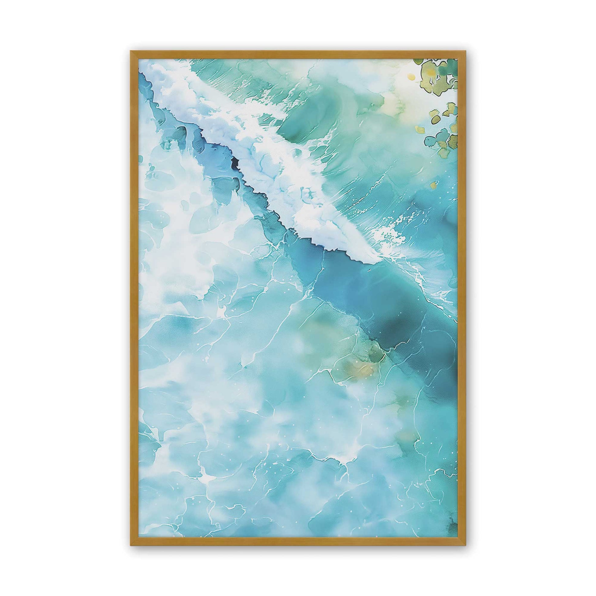 [Color:Polished Gold], Picture of art in a Polished Gold frame