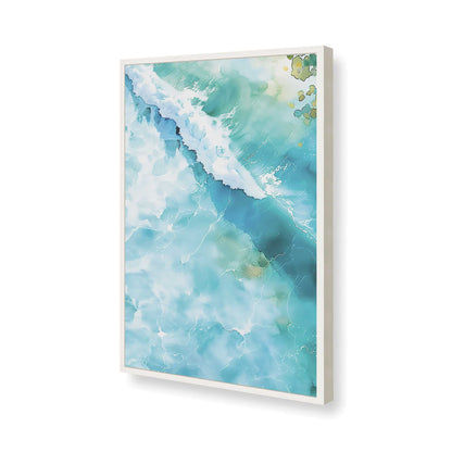 [Color:Opaque White], Picture of art in a Opaque White frame of the corner