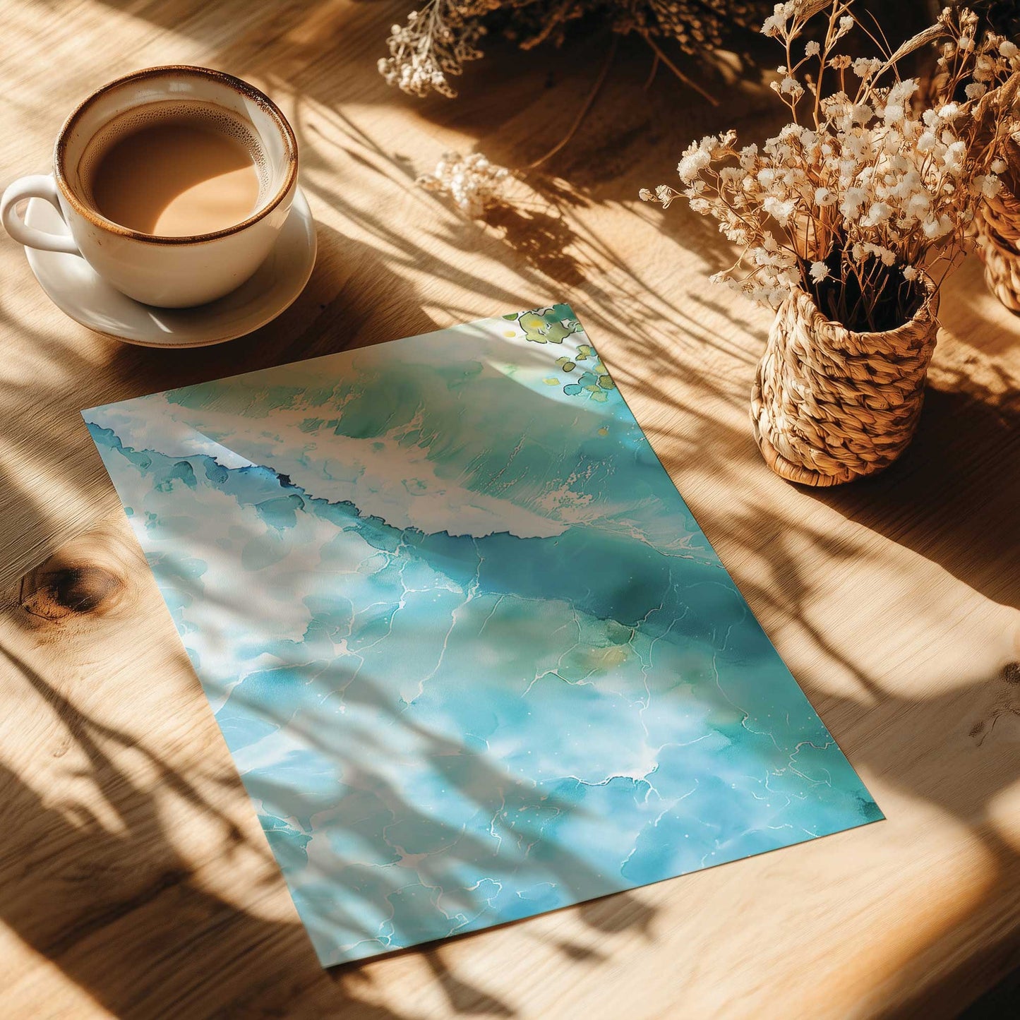 Ocean Veins Aerial II Print