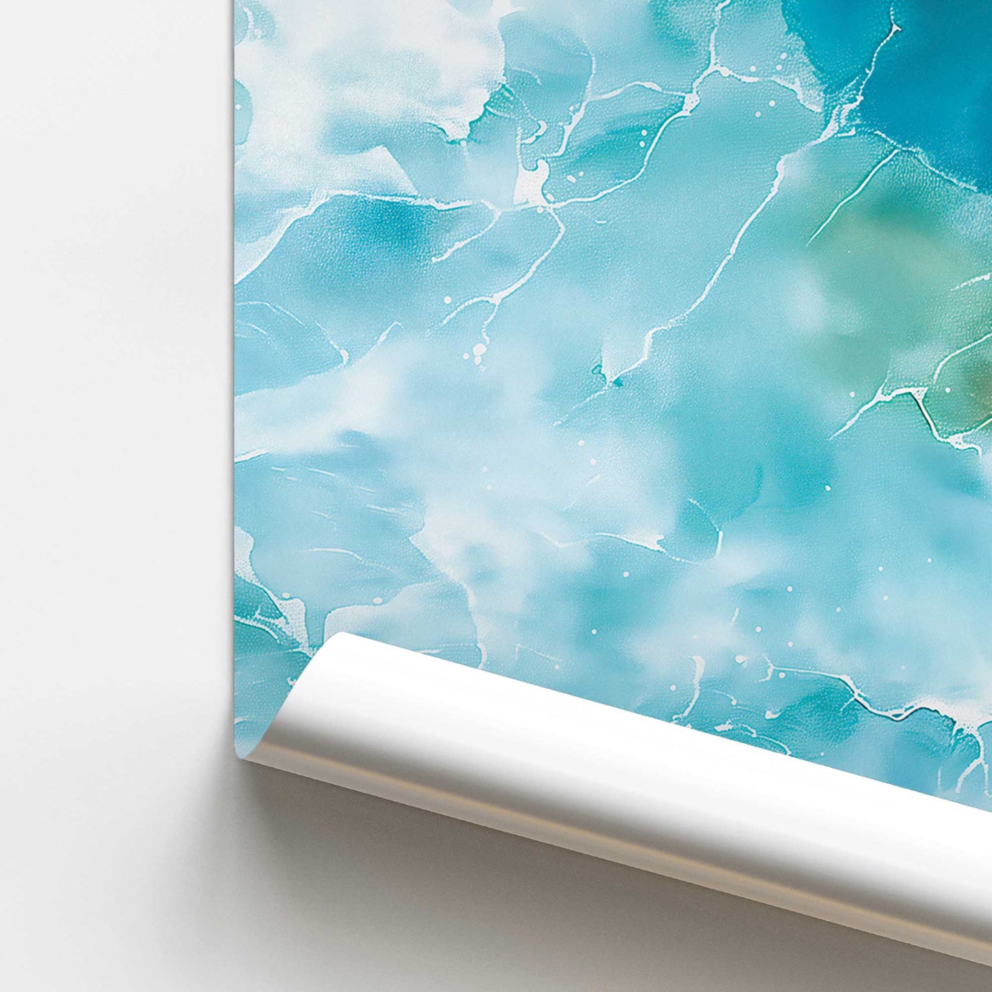 [Color:Rolled Print], Picture of close up of art