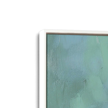 [Color:Opaque White], Picture of art in a White frame at an angle
