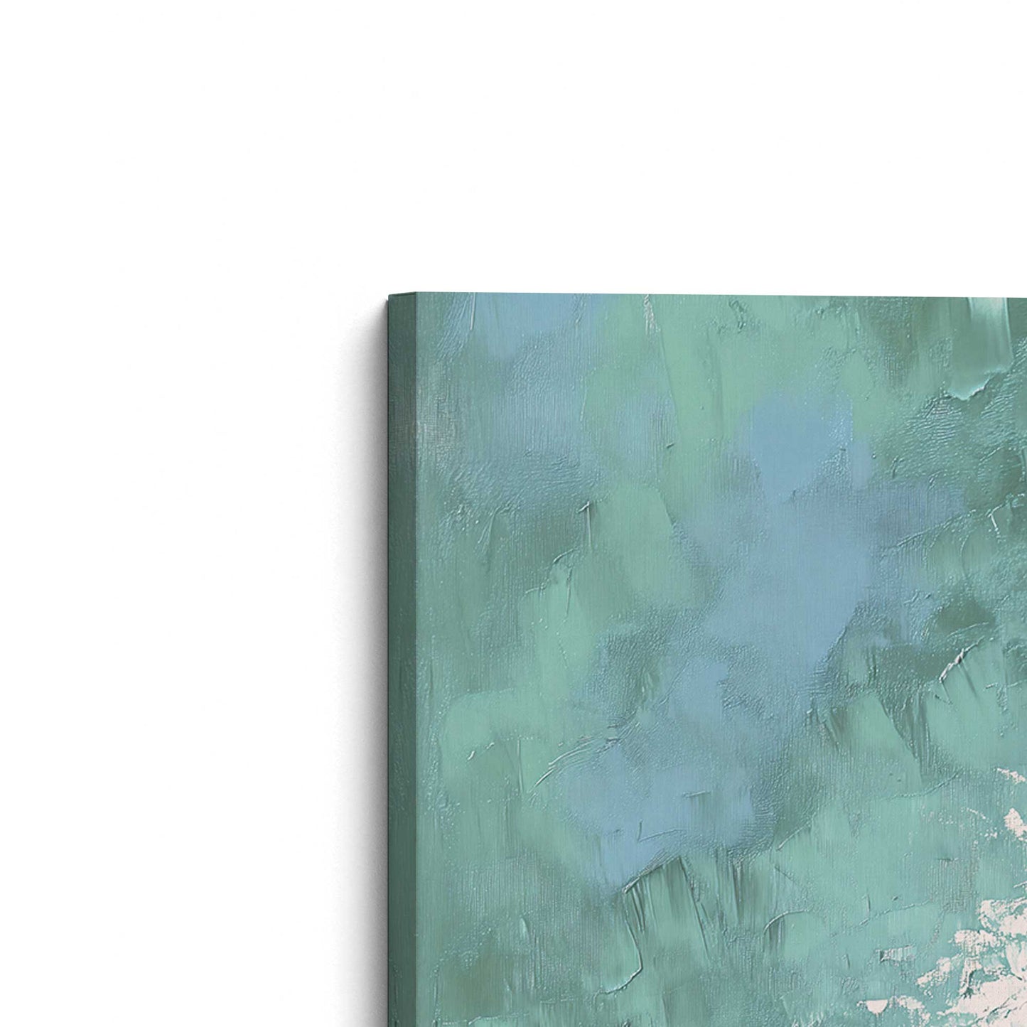 [Color:Stretched Canvas], Picture of the corner of the art