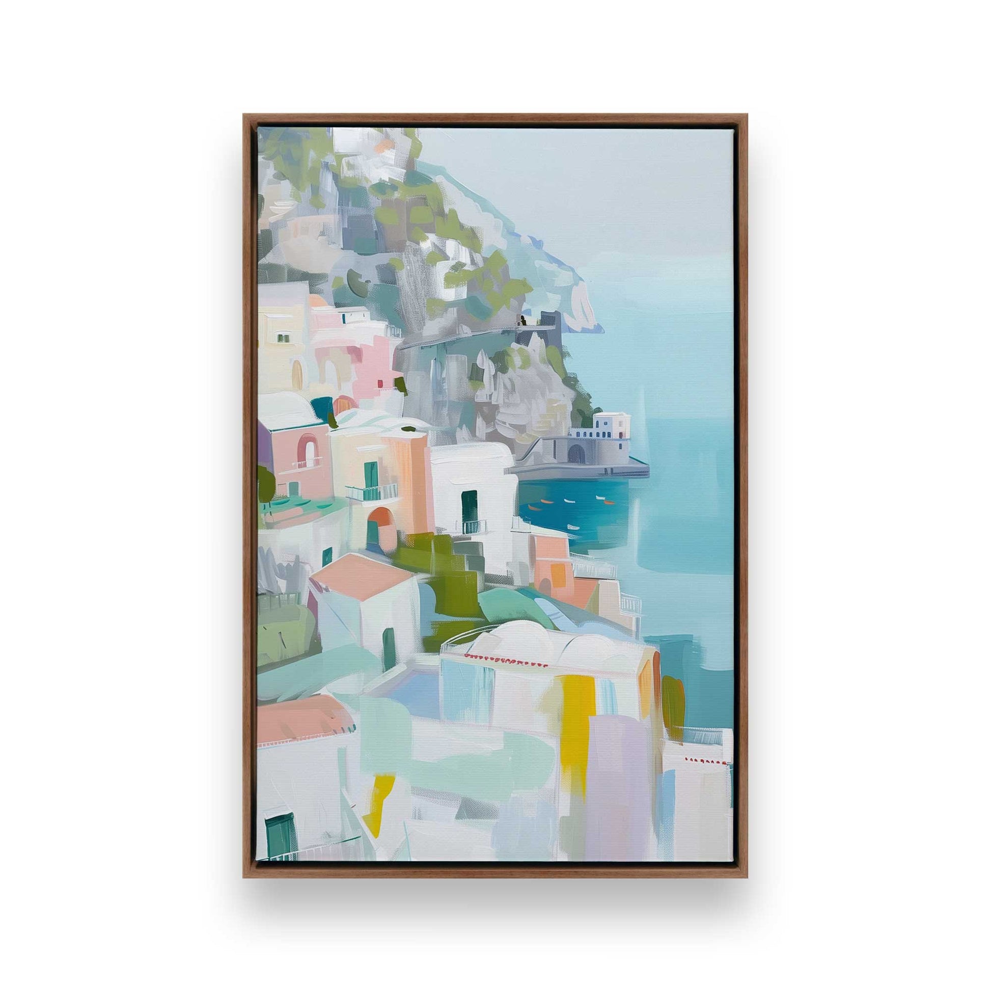 [Color:Walnut], Picture of art in a Walnut frame