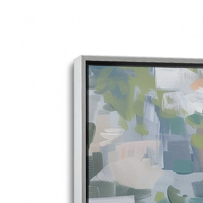 [Color:Polished Chrome], Picture of art in a Polished Chrome frame at an angle