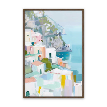 [Color:Walnut], Picture of art in a Walnut frame