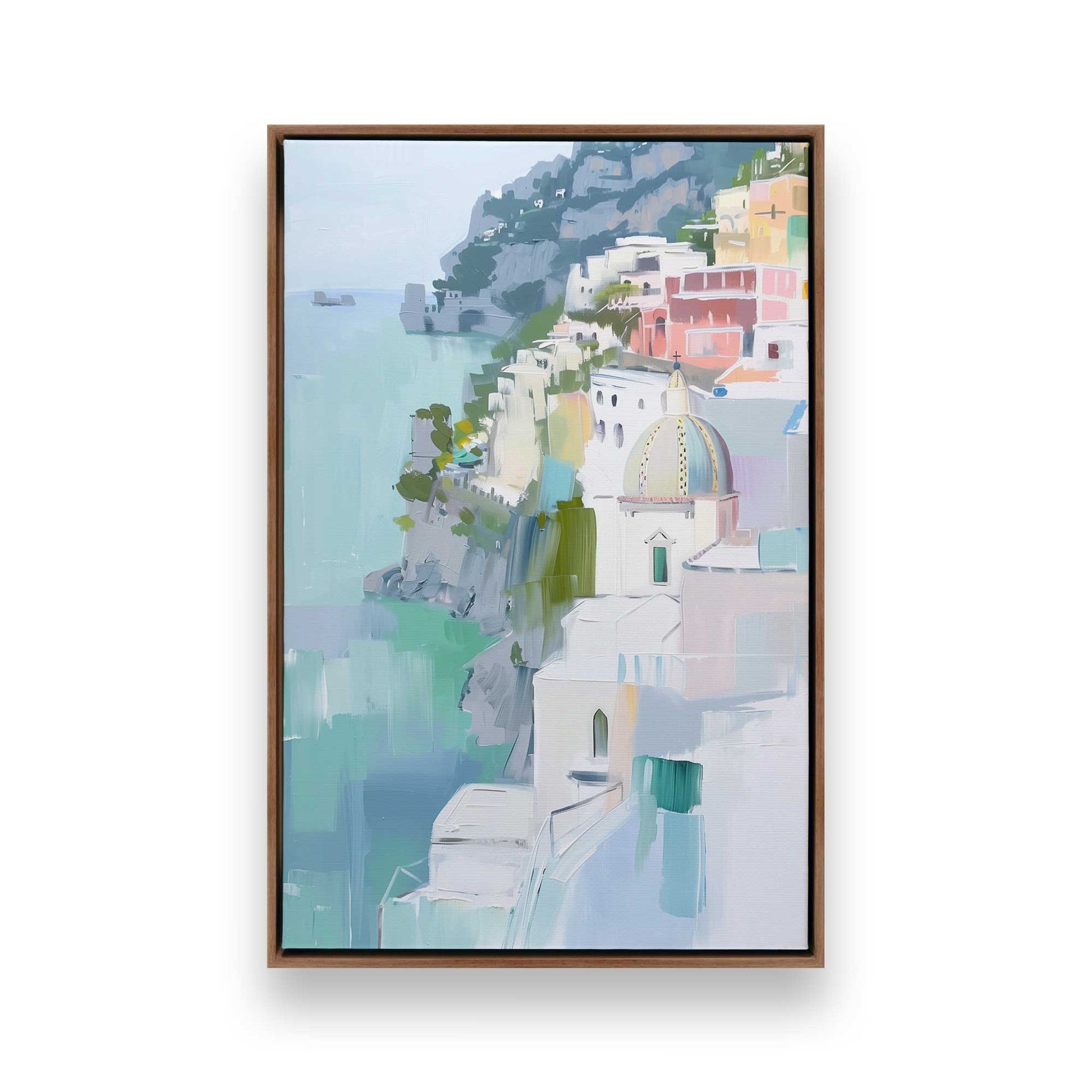 [Color:Walnut], Picture of art in a Walnut frame
